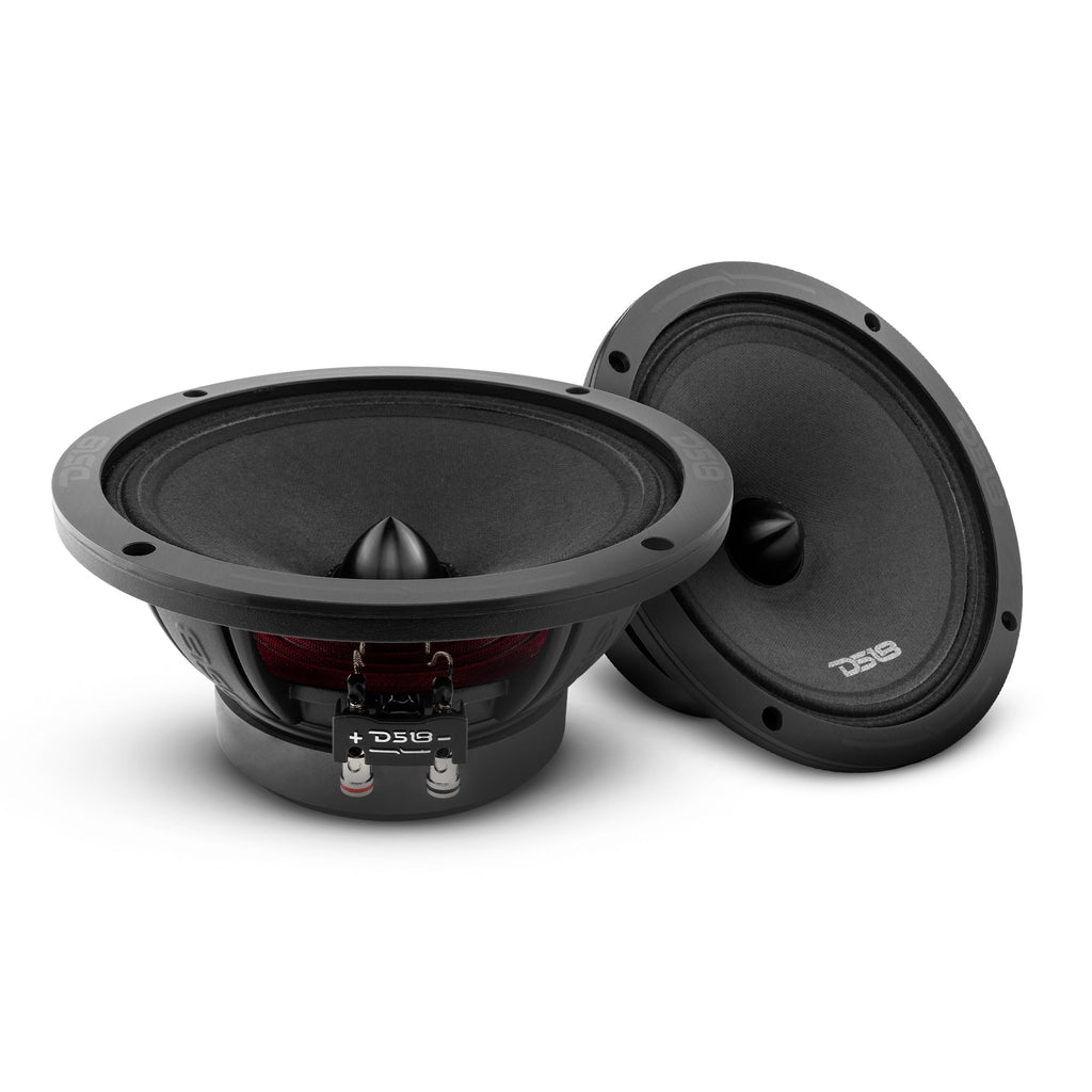 PRO-ZXI 8" Mid-Range Bullet Loudspeaker Neodymium/Ferrite Magnets | 350W RMS 4-Ohm