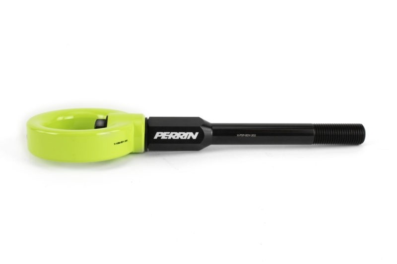 Perrin 18-21 WRX/STI / 13-22 BRZ / 13-16 FRS / 17-21 GT86 Front Tow Hook Neon Yellow | PSP-BDY-235NY