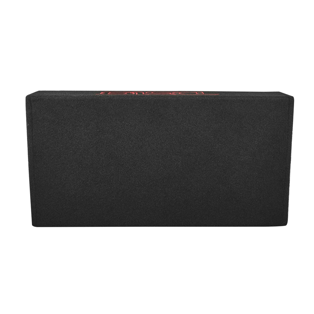 10" Active Subwoofer Shallow Enclosure with 10" Passive Subwoofer For Pickup Trucks