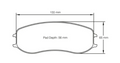 Pagid U-4928 Racing Pads - RST-3 Compound