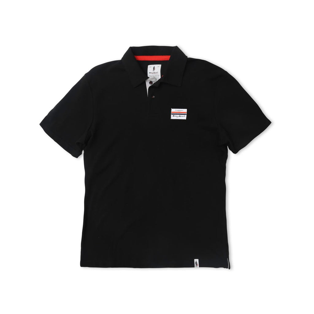 Racing Spirit Patch Polo Shirt - White