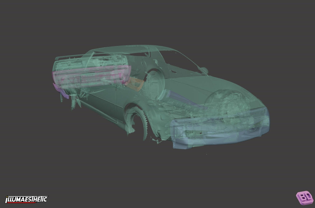 Pontiac Firebird 3D Scan (1991)