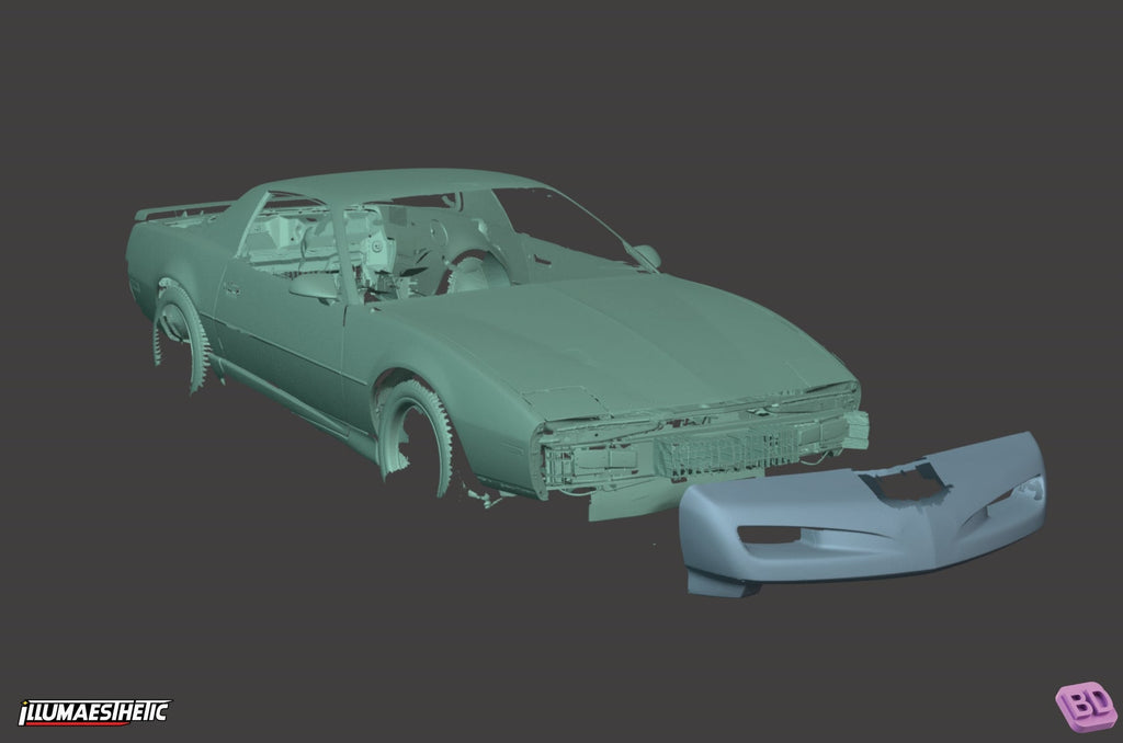 Pontiac Firebird 3D Scan (1991)
