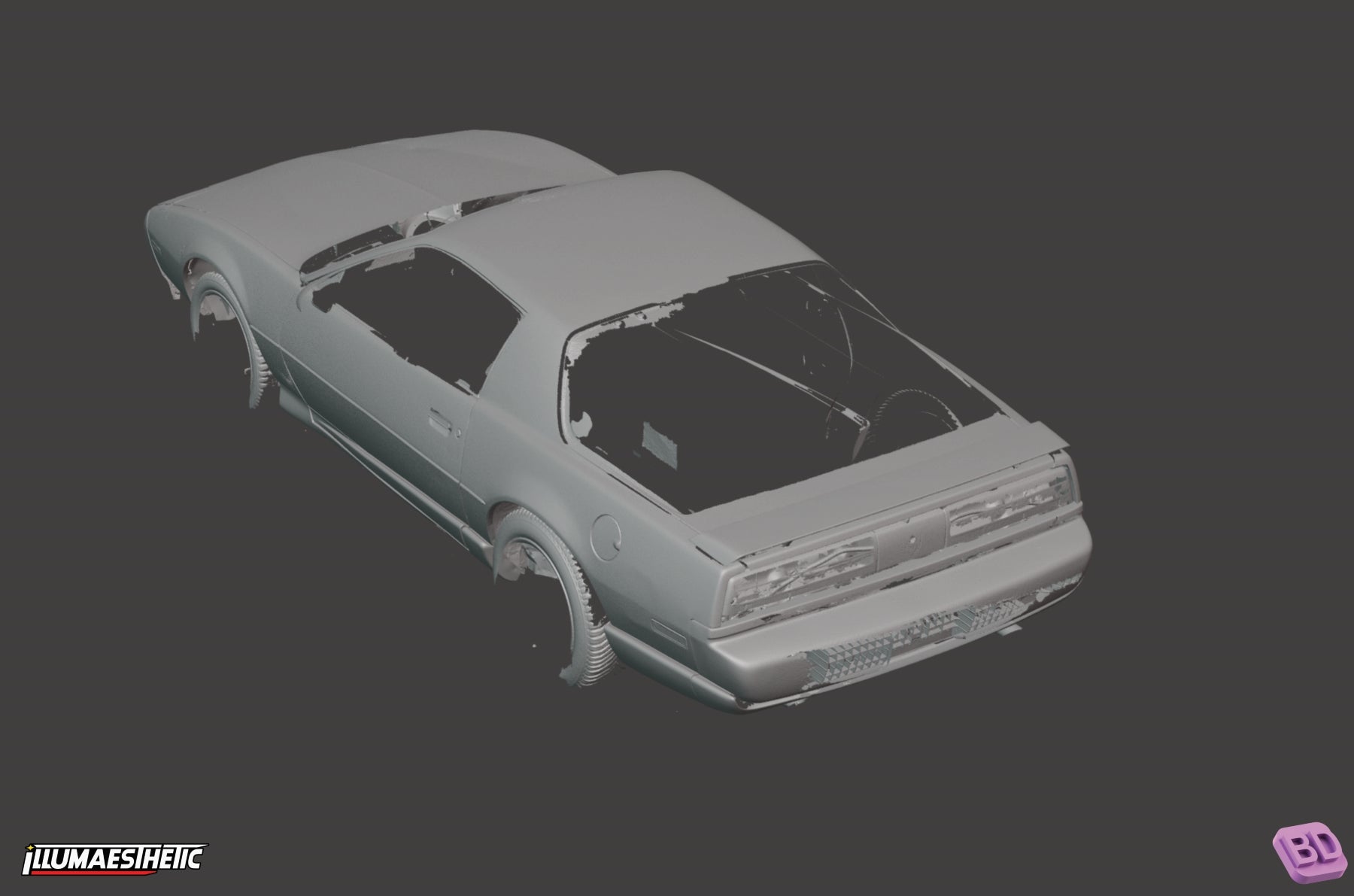 Pontiac Firebird 3D Scan (1991)