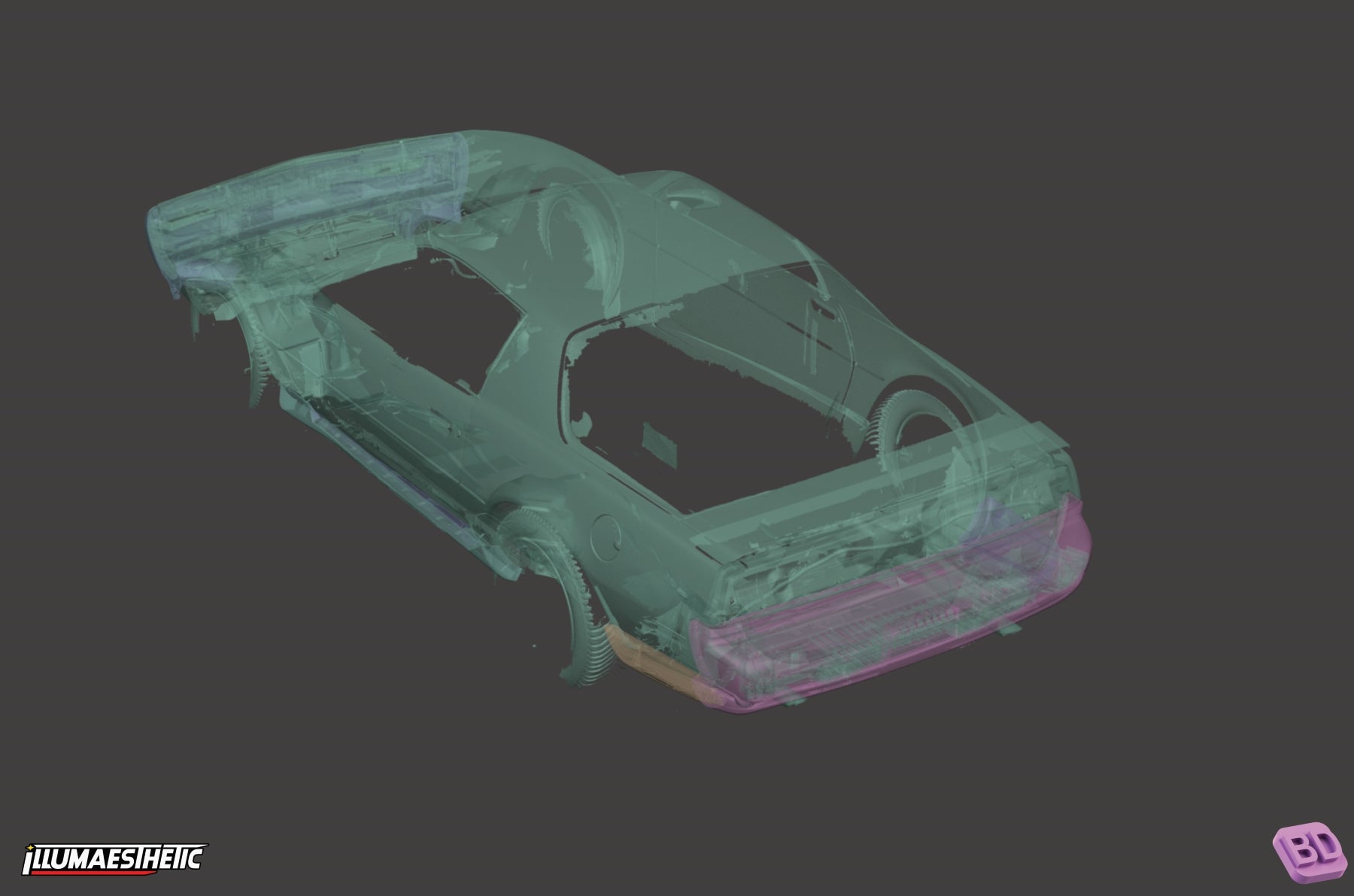 Pontiac Firebird 3D Scan (1991)
