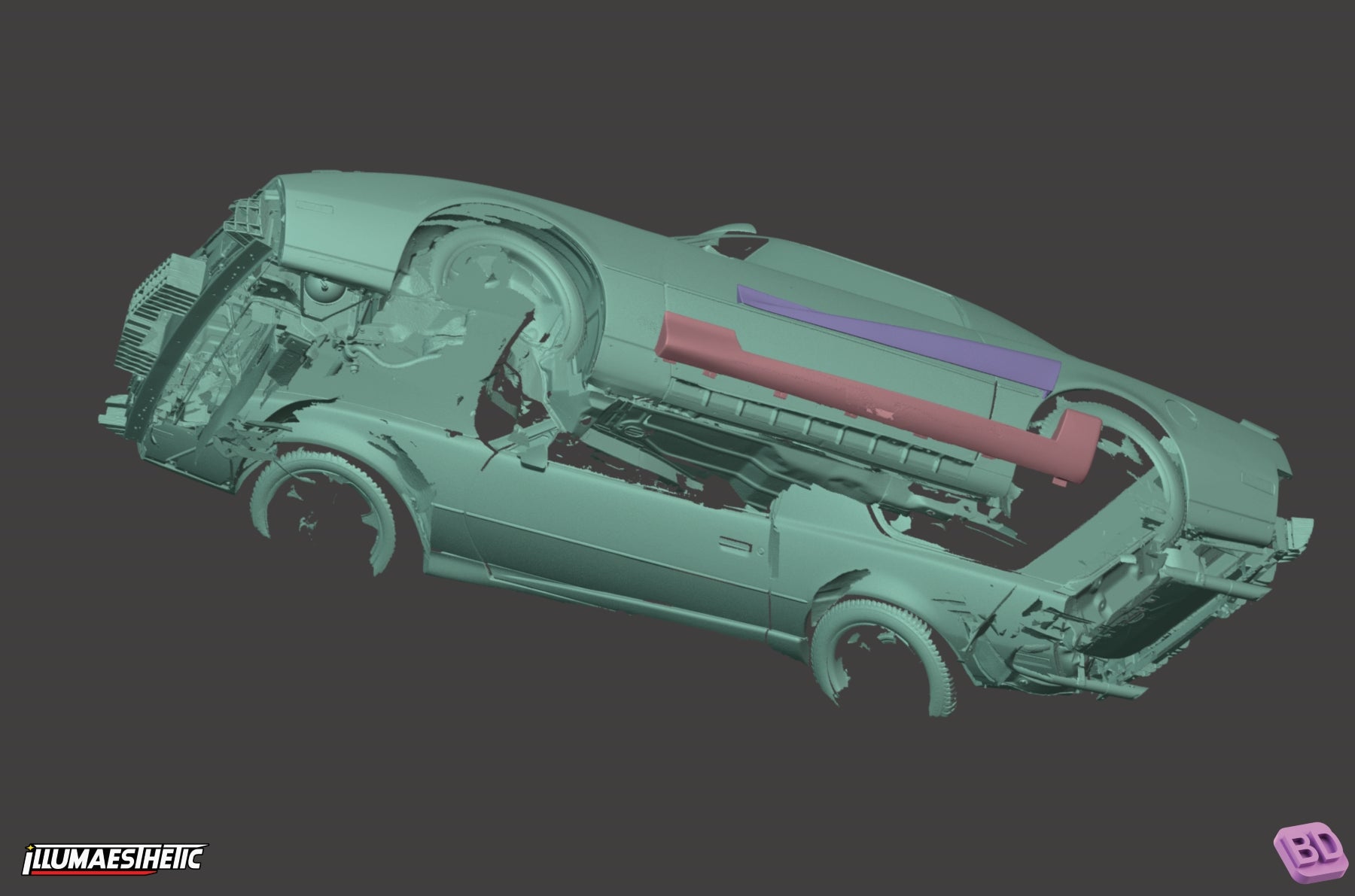 Pontiac Firebird 3D Scan (1991)