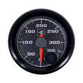 Power Driven Black 2-1/16" 300 psi Transmission Line Pressure Gauge with Warning Light