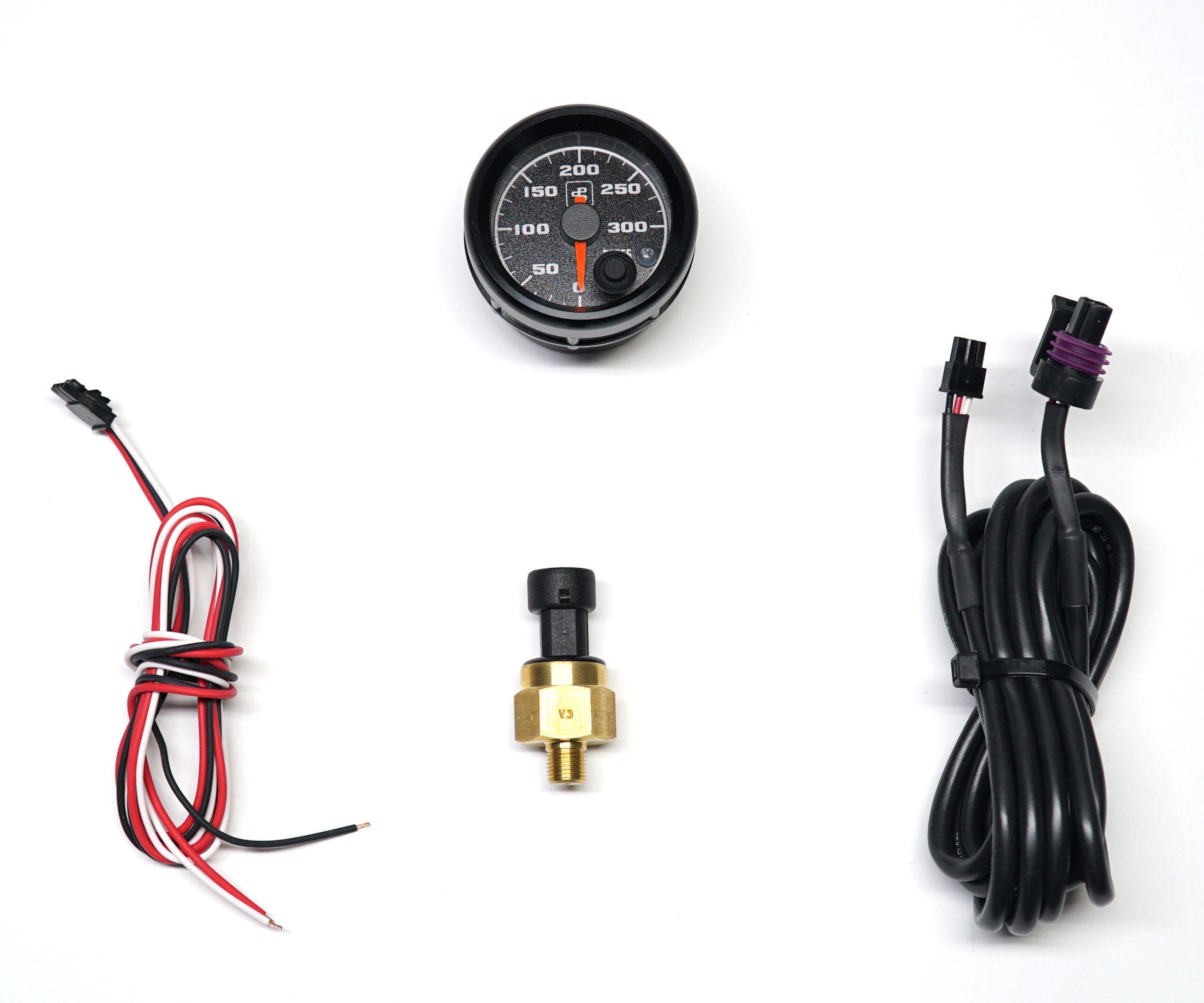 Power Driven Black 300 psi Universal Pressure Gauge