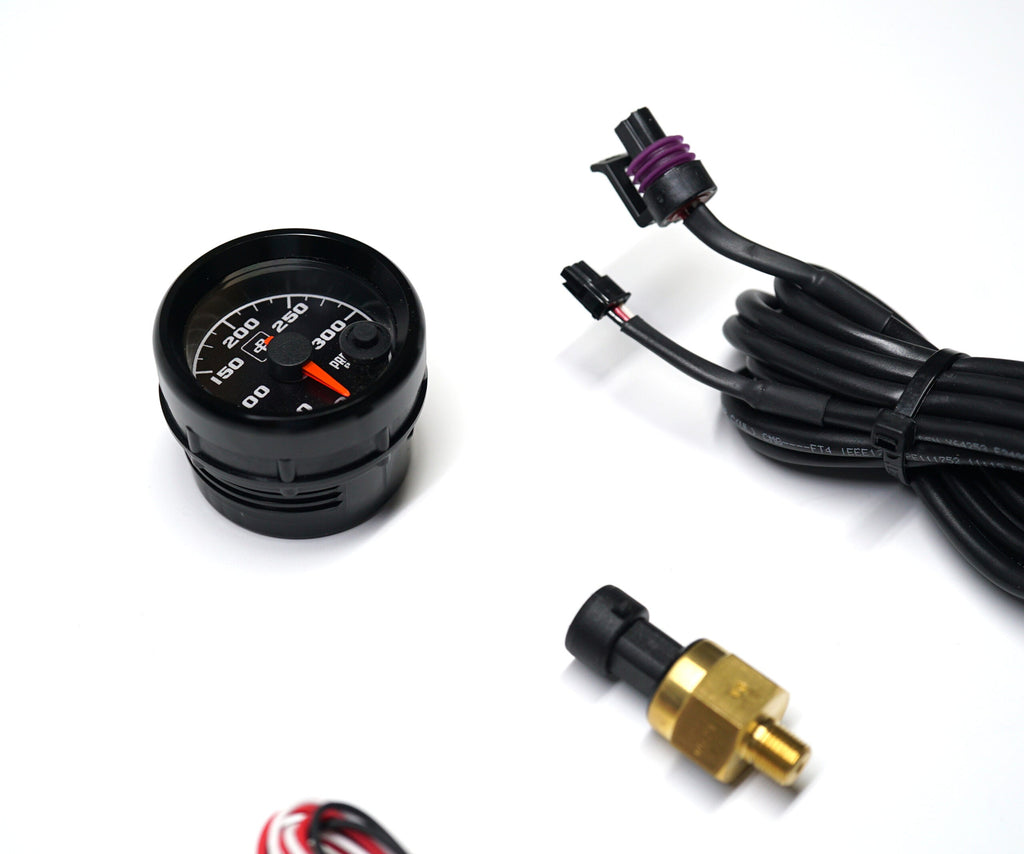 Power Driven Black 300 psi Universal Pressure Gauge