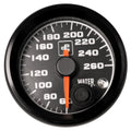 Power Driven Black Water Temp Gauge with Warning