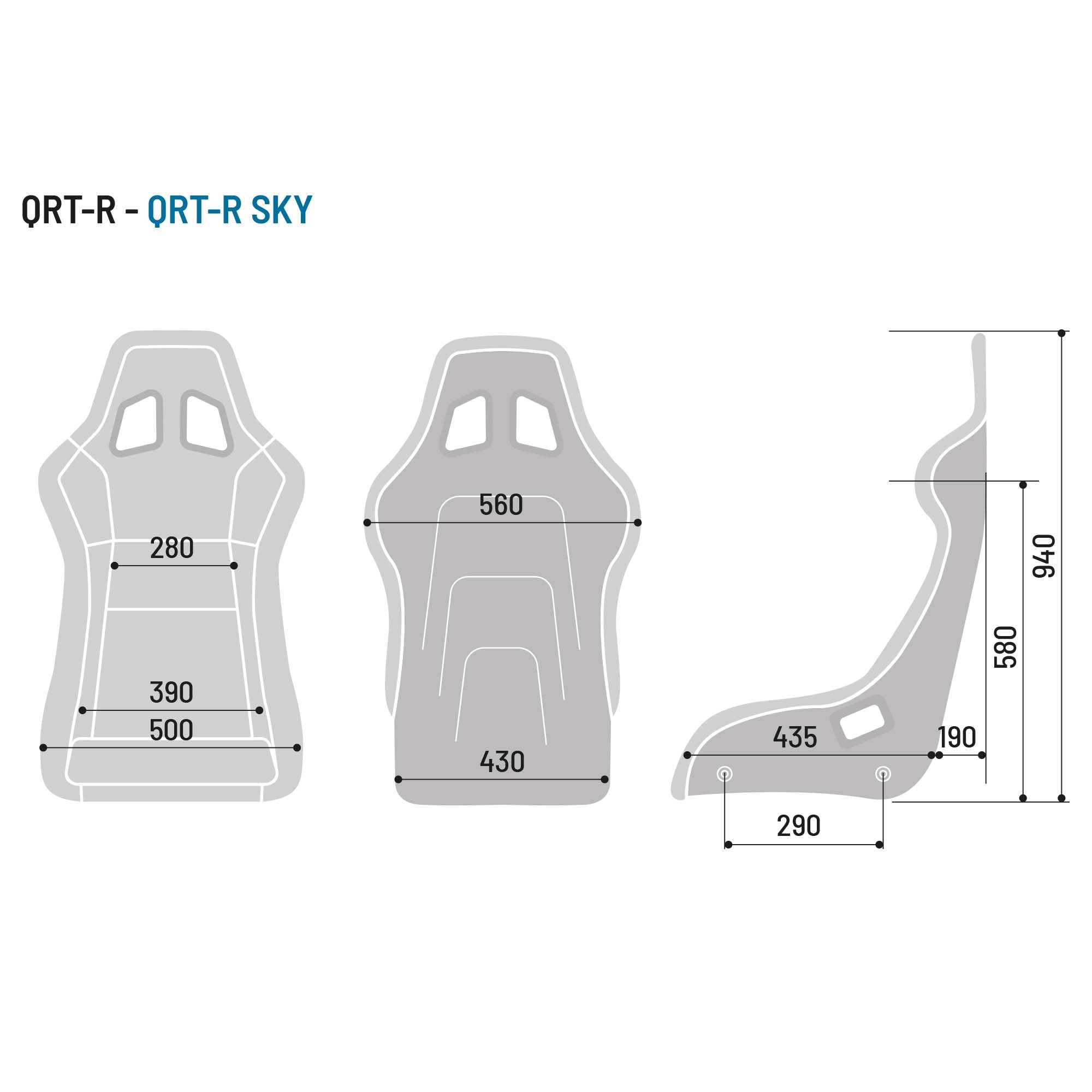 Sparco QRT-R X Fiberglass Racing Seat