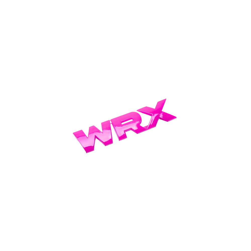 Racing Art WRX Grille Emblem w/ Multiple Color Available [Universal]