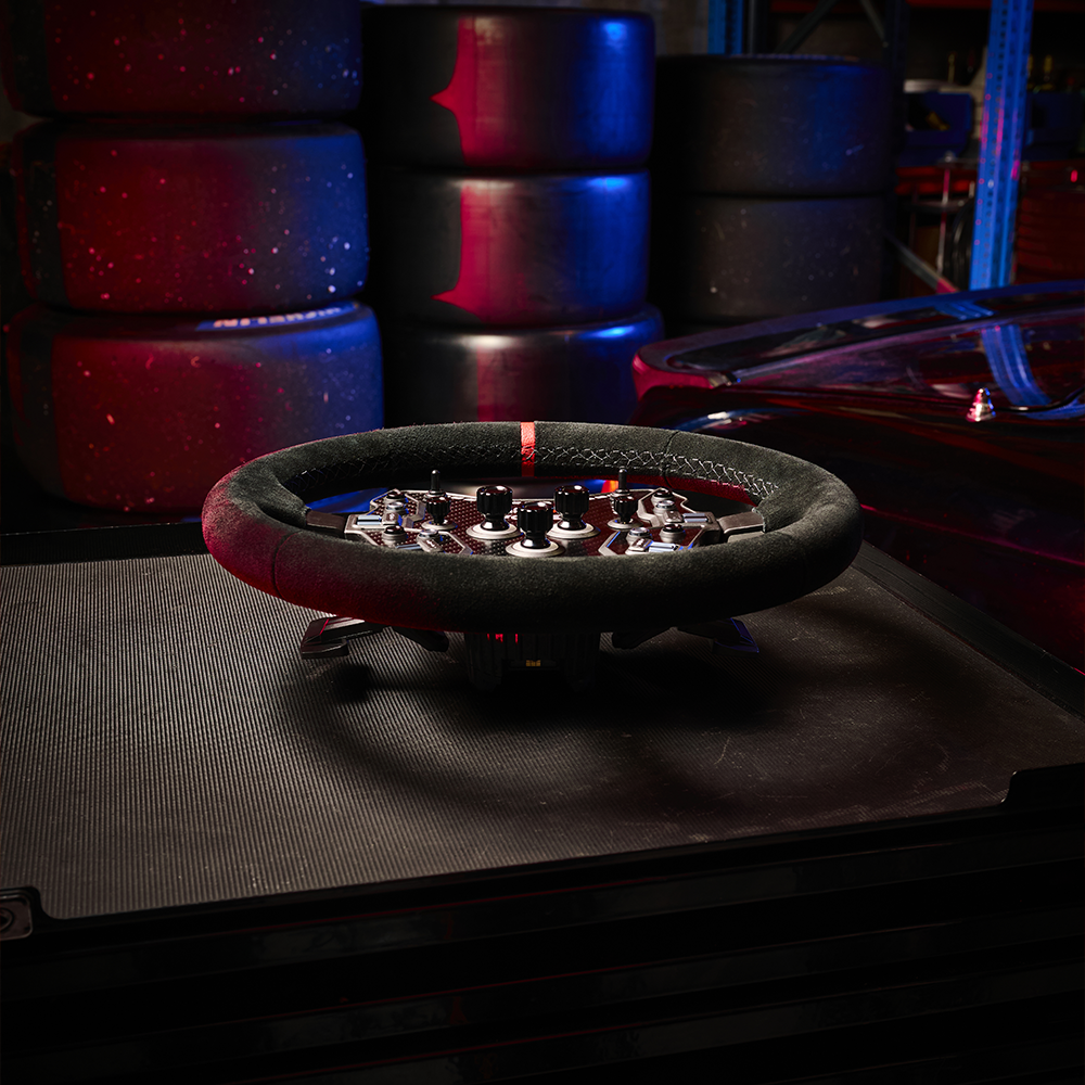 Asetek SimSports® Dished Suede Rim