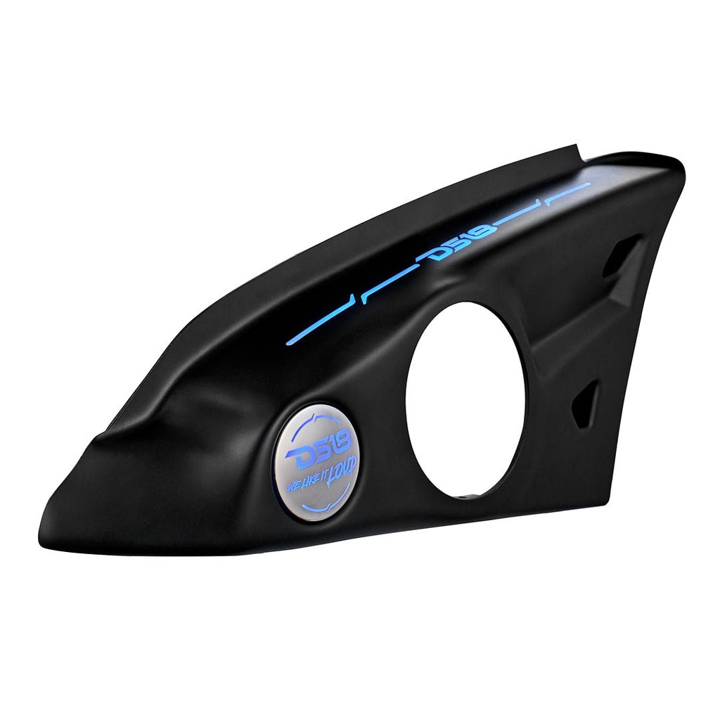 Polaris Slingshot Arm Rest Empty Enclosure With Digital Led Lights fits 2 x 6.5" Speakers  | 2015 - Current