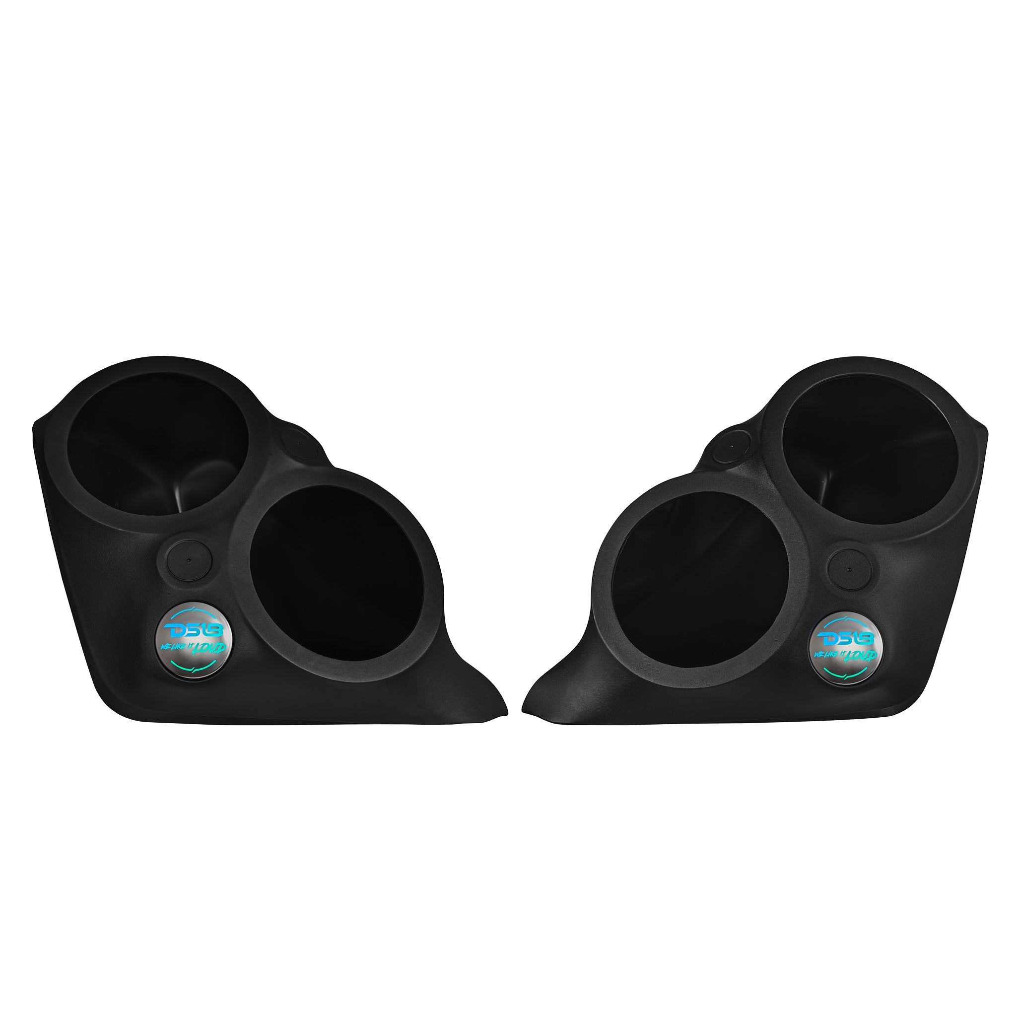 Polaris Slingshot Front Fender Dual 8" Speaker Pods With Digital LED Lighting