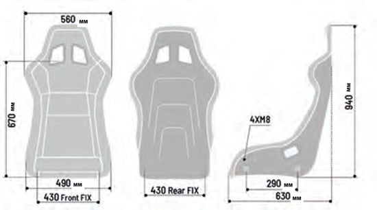 Sparco QRT-K Kevlar Racing Seat