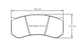 Pagid U-2019 Racing Pads - RSL-1 Compound