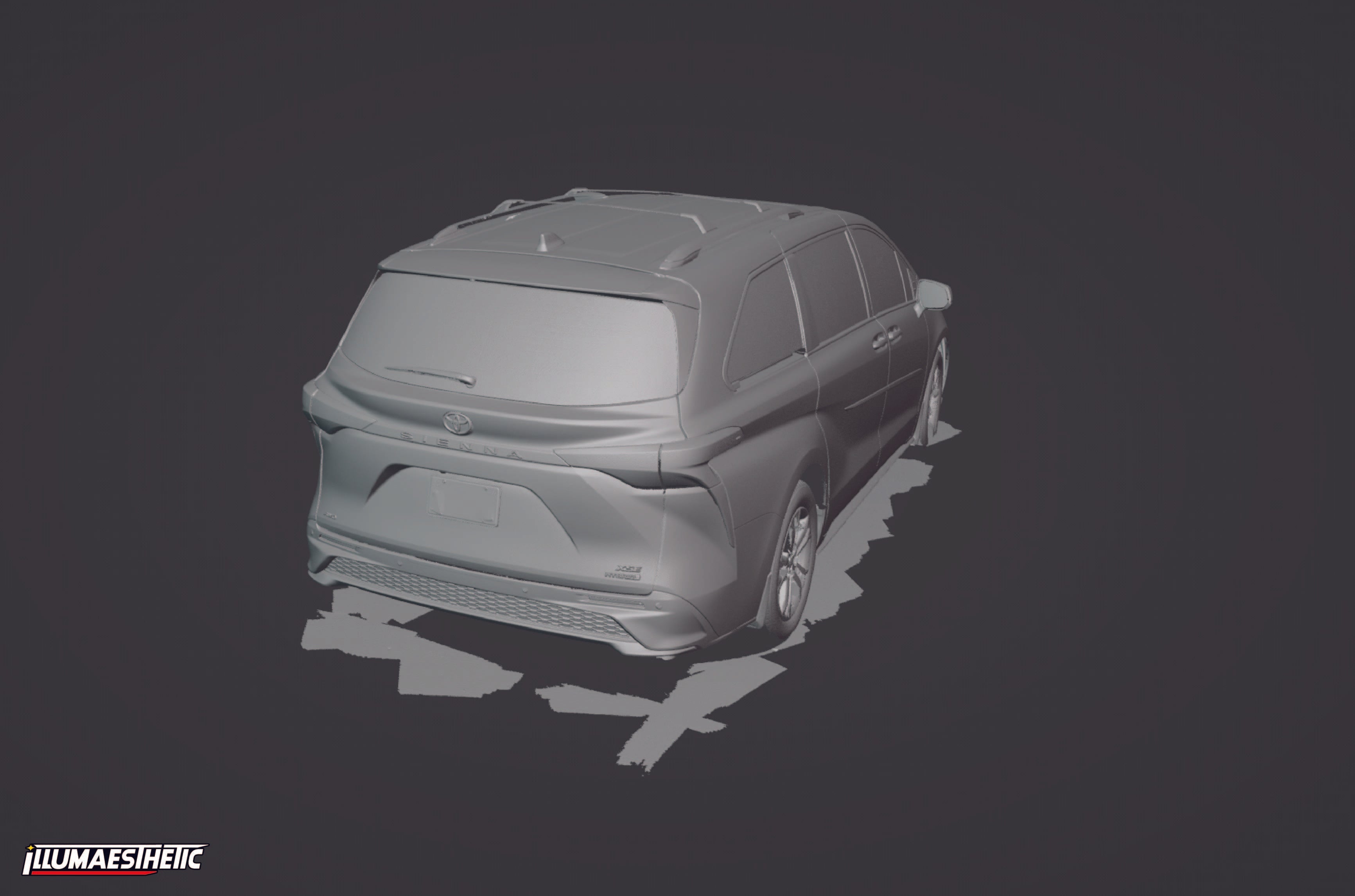 Toyota Sienna XSE (XL40) 3D Scan (2021+)