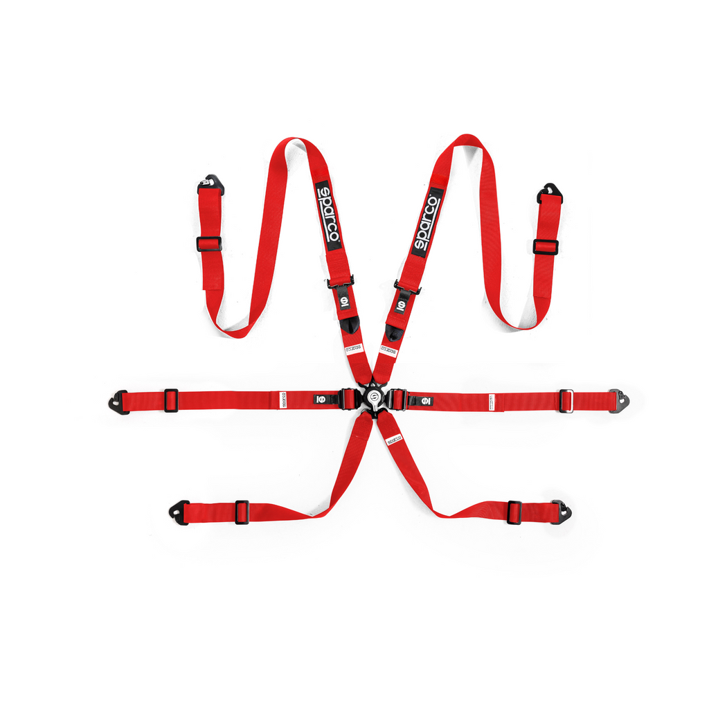 Sparco Competition H-2 Endurance 6-Point Racing Harness
