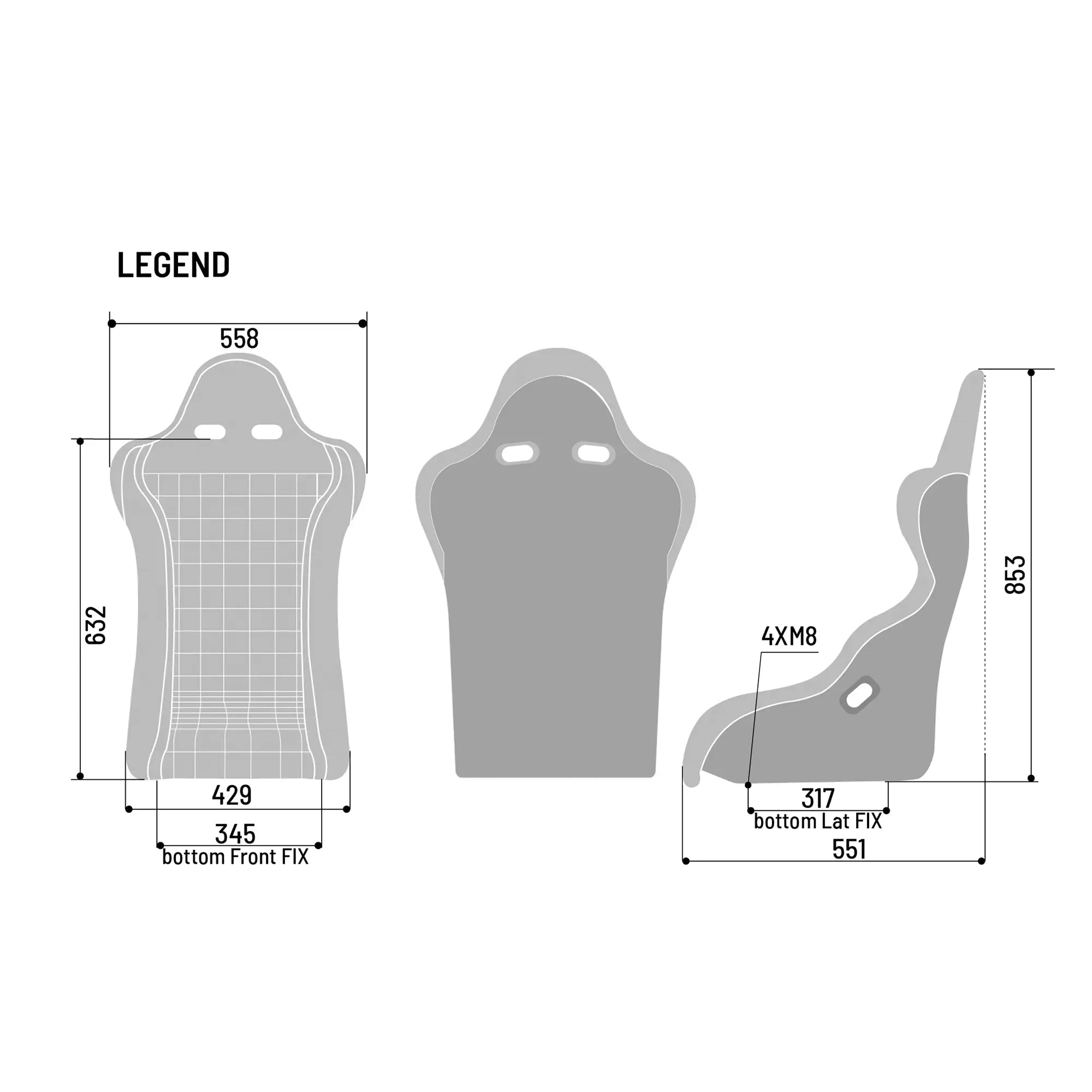 Sparco Martini Legend Kevlar Racing Seat