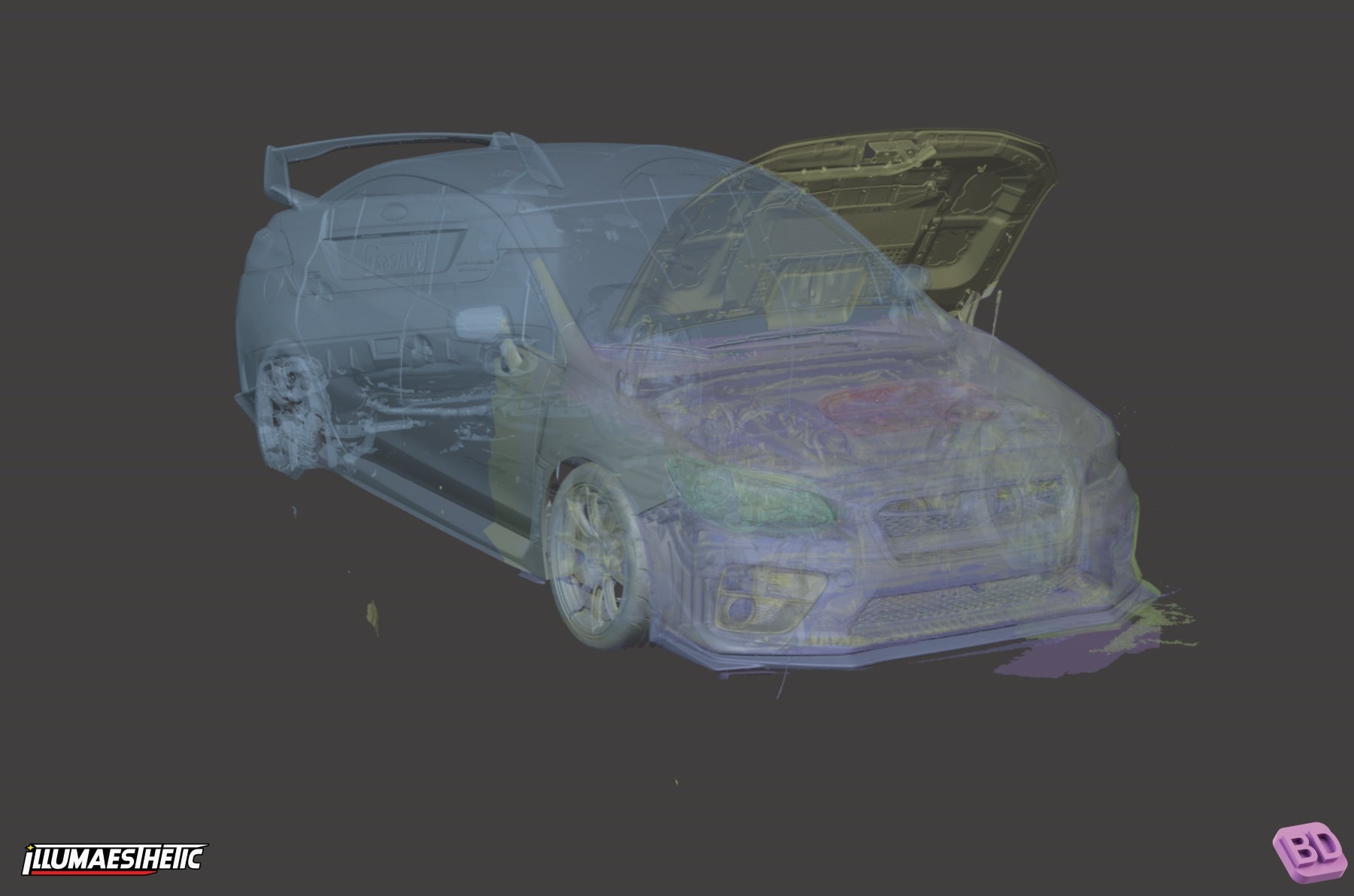 Subaru WRX STI (VA) 3D Scan (2015-2021)