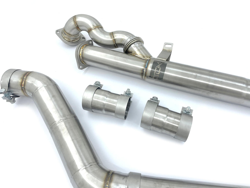 TCM S-Type Single 3.5" Midpipe w/Brace BMW M3 | M4 G80 G82 G83 S58