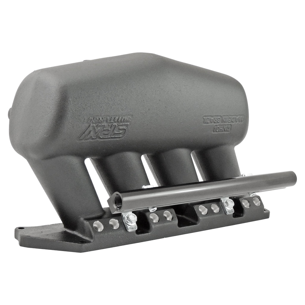 Intake manifold for 8th gen Honda Civic SI (K20 engine) - 8 injectors - Mustang throttle - Black