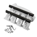 Cast Aluminum Intake Manifold for transverse VW/AUDI 1.8T with 8 injectors Fuel Rail Kit (left side OEM throttle)