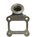 T4 manifold 44/45mm v-band Wastegate adapter 45 degree flange