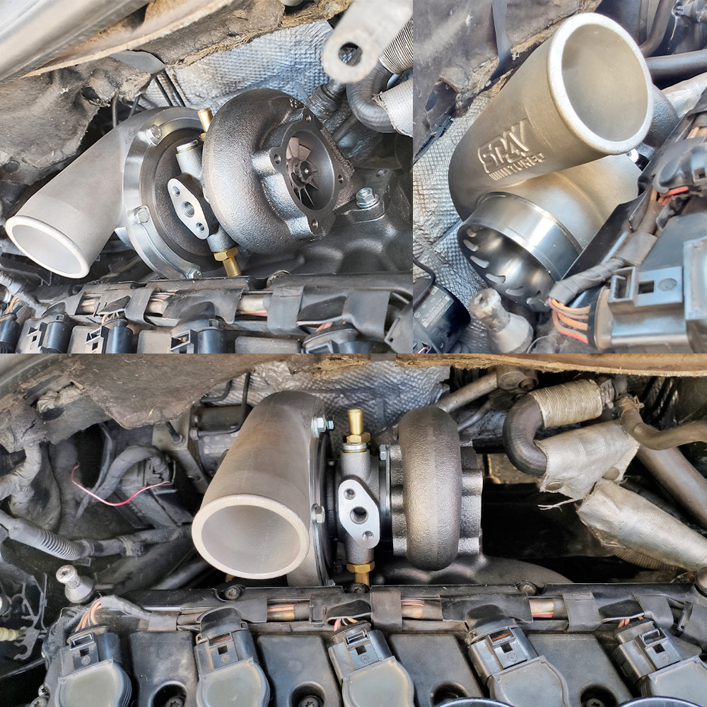 VW Jetta / Golf MK5 2.5L 5 cylinder 20V 07K T3 top mount turbo manifold + Intake manifold