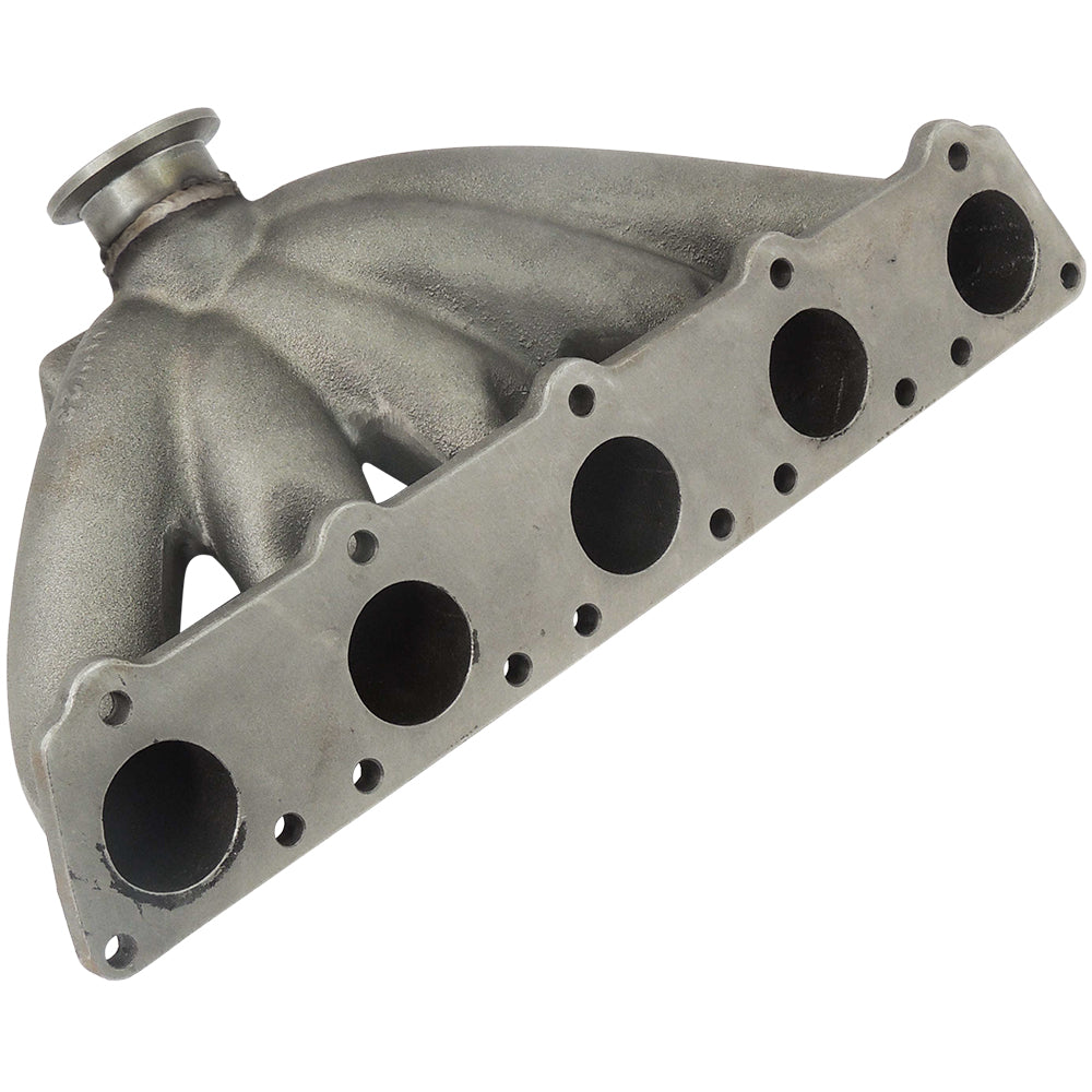 VW Jetta / Golf MK5 2.5L 5 cylinder 20V 07K T3 top mount turbo manifold wastegate V-Band