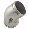 2.75â€ tight radius 45Â° elbow intake pipe