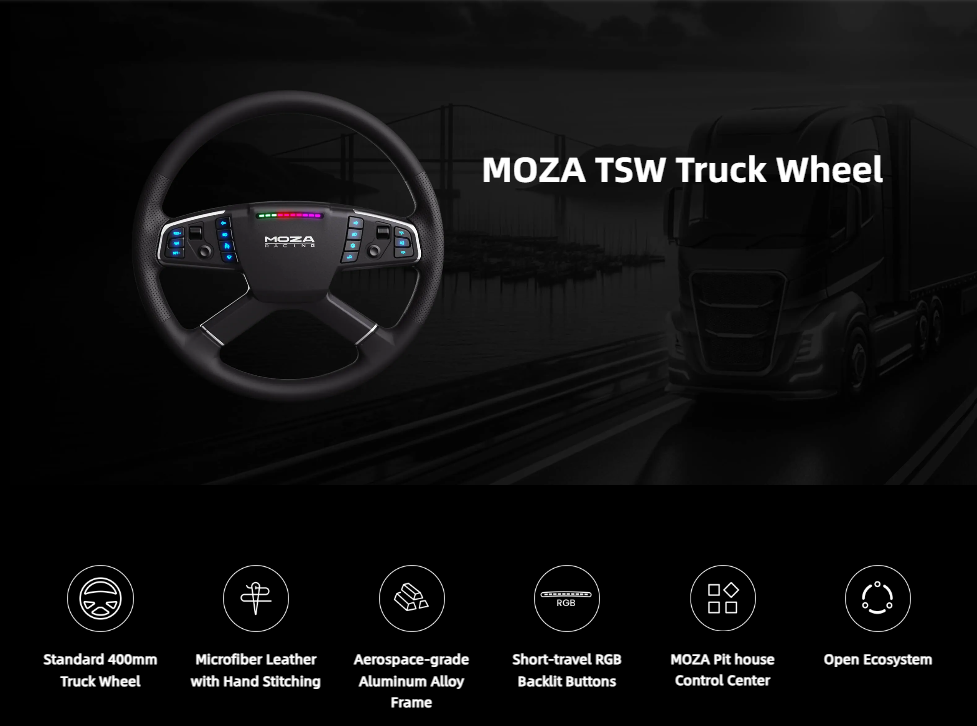 MOZA TSW Truck Wheel