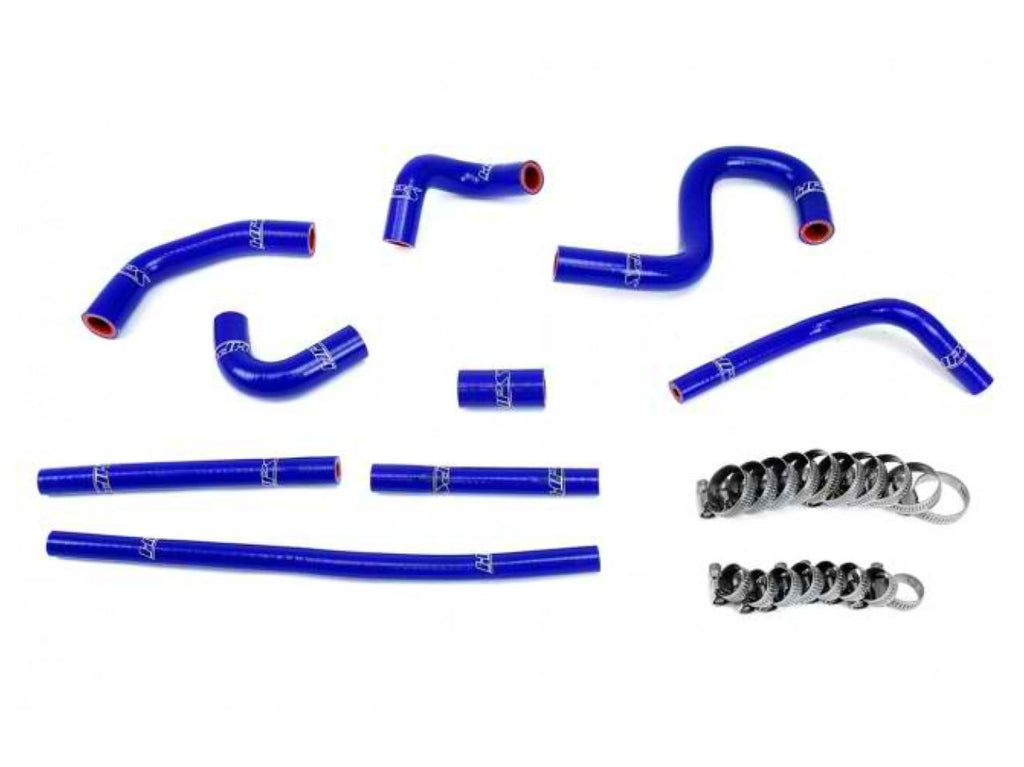 HPS Reinforced Blue Silicone Heater Hose Kit Coolant Toyota 96-02 4Runner 3.4L V6 with rear heater