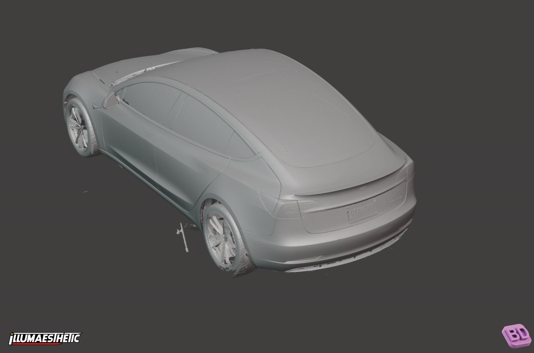 Tesla Model 3 3D Scan (2017-2023)