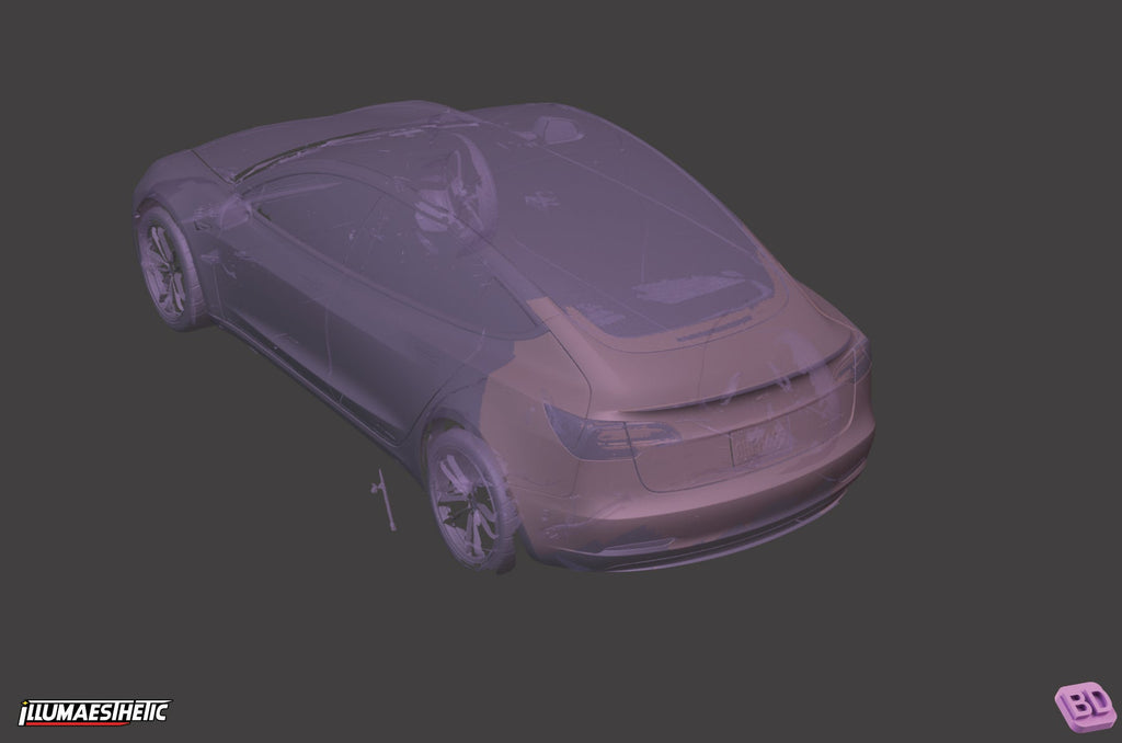 Tesla Model 3 3D Scan (2017-2023)