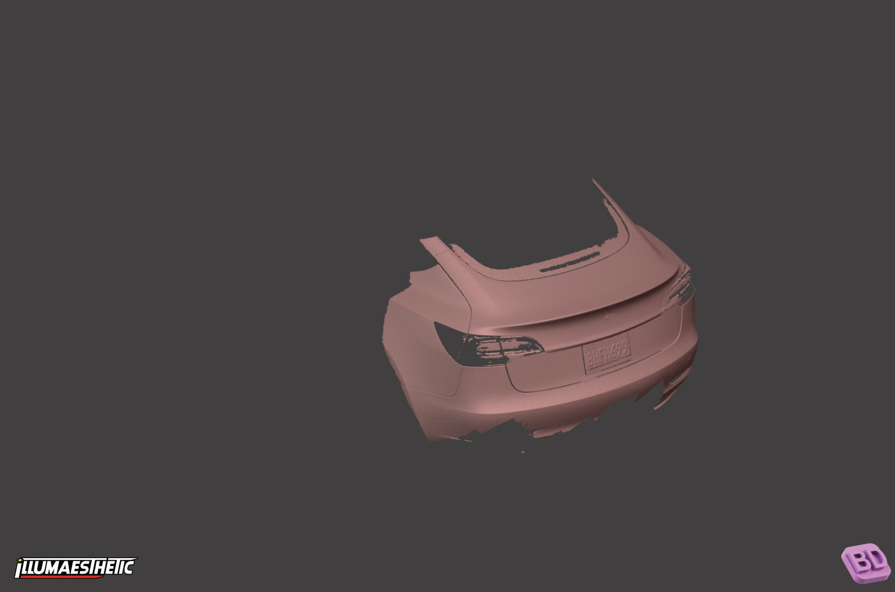 Tesla Model 3 3D Scan (2017-2023)