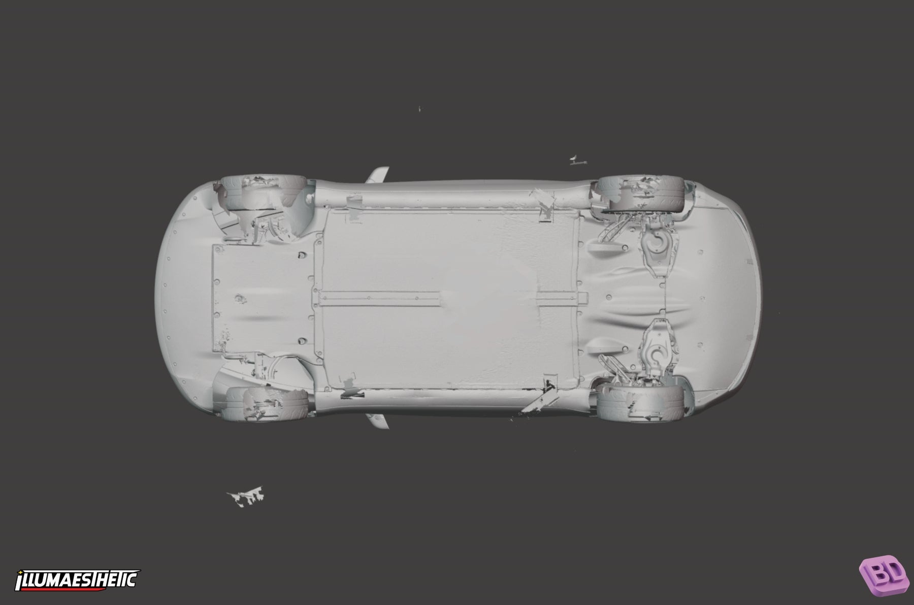 Tesla Model 3 3D Scan (2017-2023)