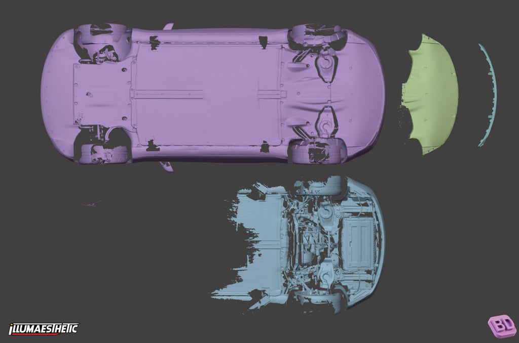 Tesla Model 3 3D Scan (2017-2023)