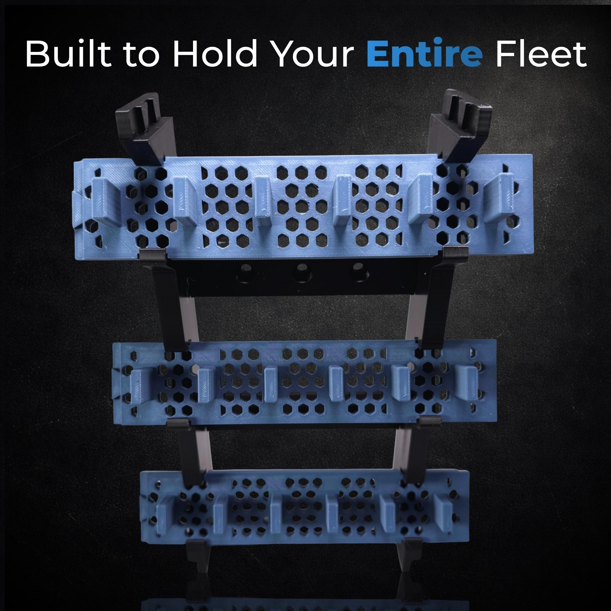 Honeycomb Modular Throttle Rack System Wall-Mounted or Desktop Lever Rack for MSFS & X-Plane