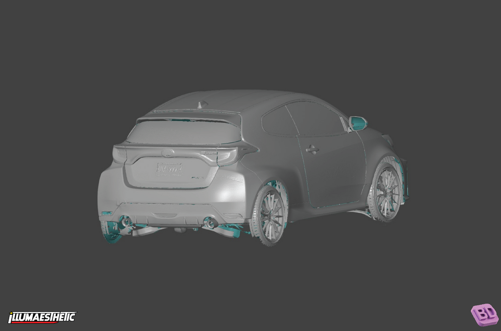 Toyota GR Yaris (GXPA16) 3D Scan (2020-2023)