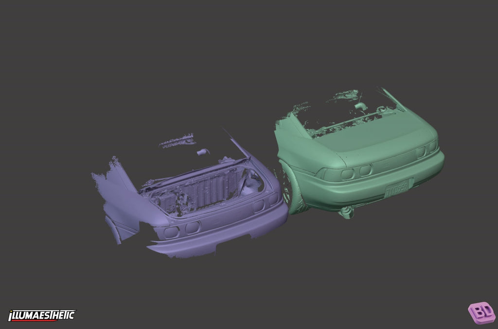 Toyota MR2 (SW20) 3D Scan (1989-1999)