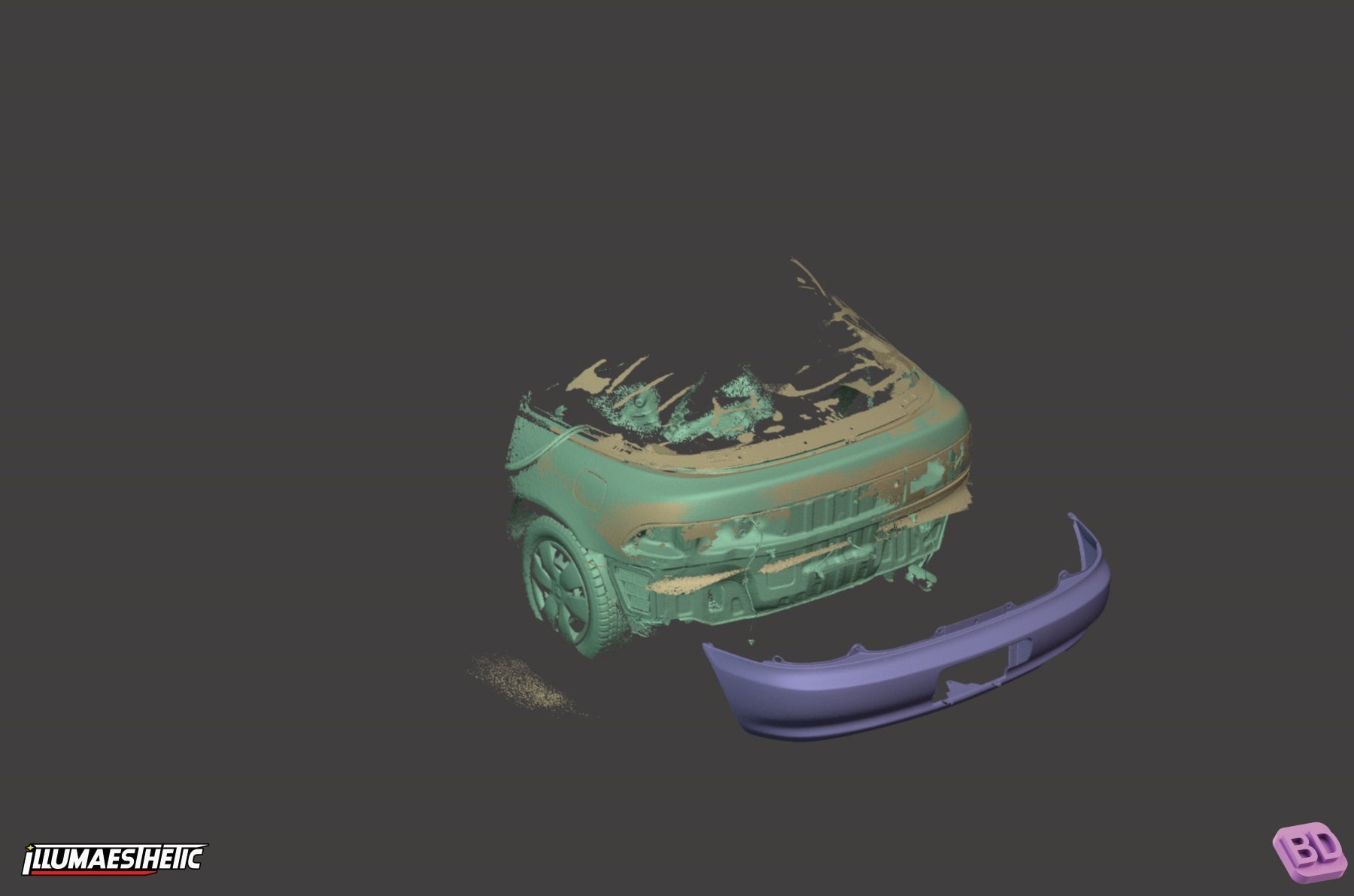 Toyota Sera (EXY10) 3D Scan (1990-1995)