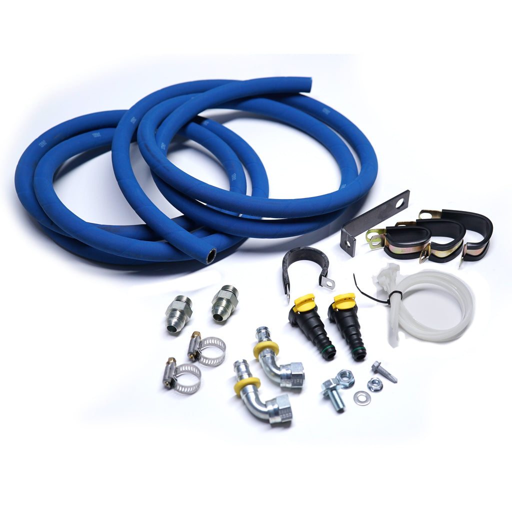 Power Driven 68RFE with Mishimoto Cooler Transmission Cooler Line Replacement Kit 07-09
