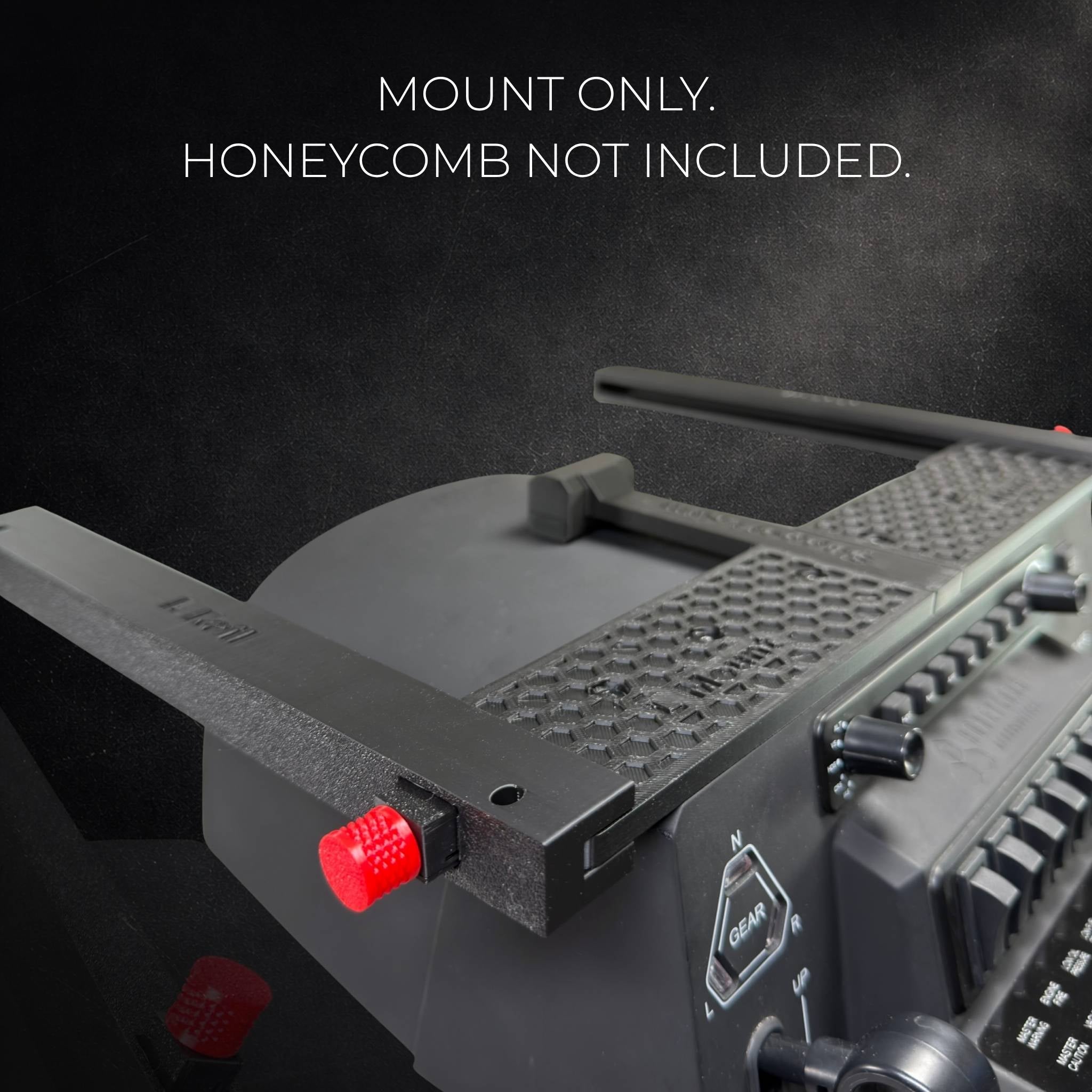 Honeycomb Bravo Under Desk Mount, Sliding Stowaway Mount, Locking Flight Sim Mount