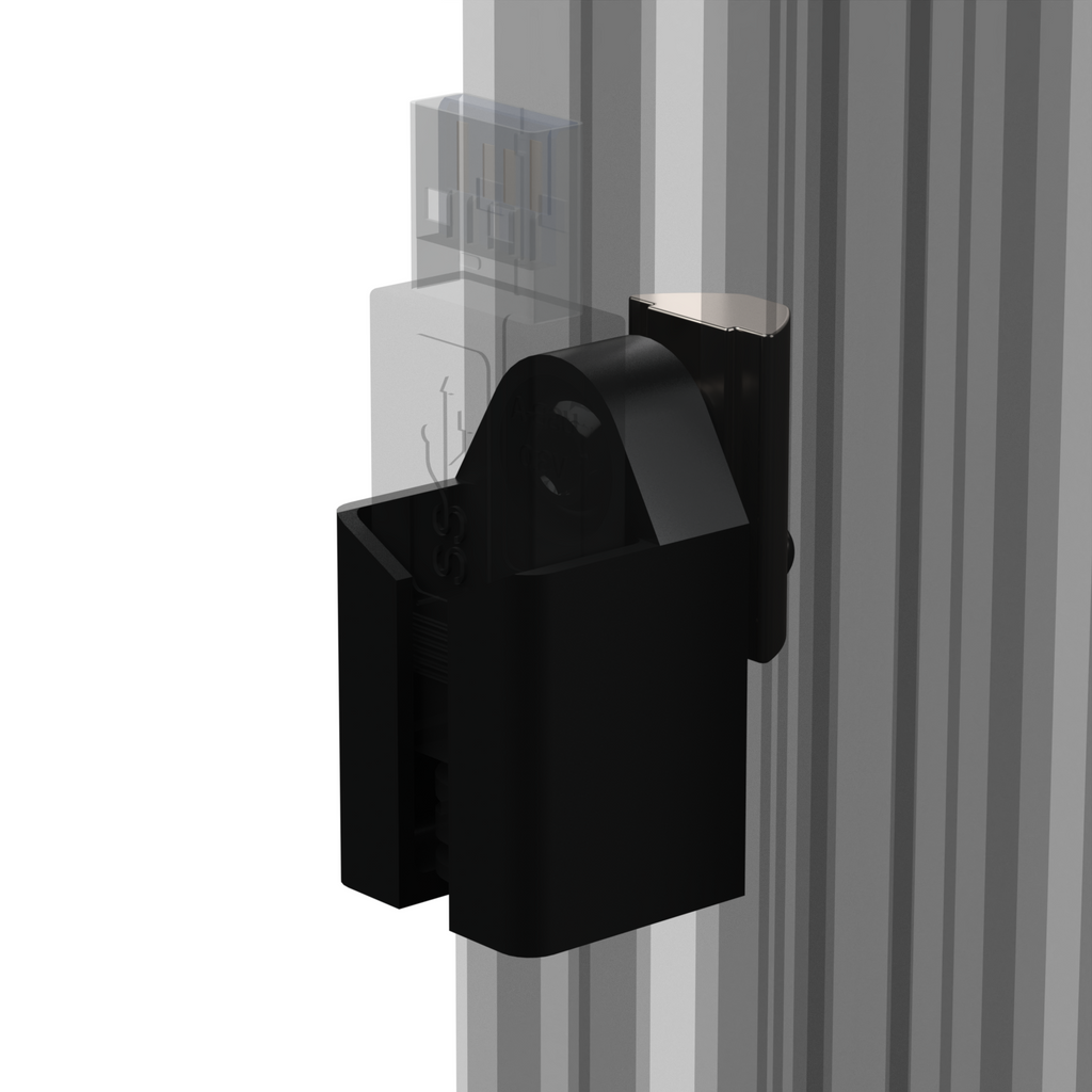USB A Cable Holder for Sim Racing Rig