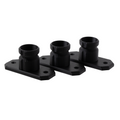3-Pack Wall Mounts for Fanatec QR1 Quick Release
