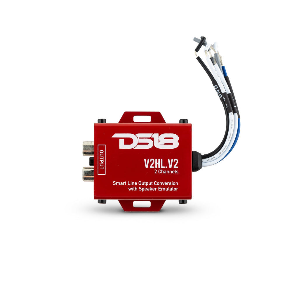 2-Channel Line Output Converter with Speaker Emulator (Remote out)