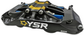 Yellow Speed Racing Front 356mm 6 Piston YS600R Competition Big Brake Kit - BMW M3 2008-2013 (E92)
