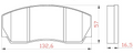 Yellow Speed Racing Competition Compound Front Brake Pads